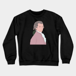 Wolfgang Amadeus Mozart - Portrait Crewneck Sweatshirt